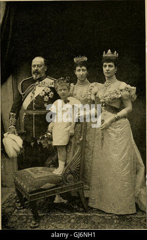 H. R. H., the Prince of Wales; an account of his career, including his birth, education, travels, marriage and home life; and philanthropic, social and political work (1898) Stock Photo