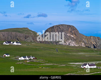 dh Sheep Rock FAIR ISLE SCOTLAND ISLANDS Croft cottage houses village national trust landscape remote island uk
