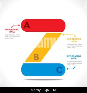 creative Z  alphabet design concept vector Stock Vector