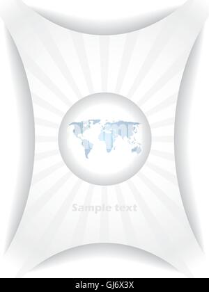 Cool brochure design with shadows Stock Vector