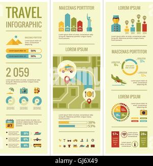 Travel Infographic Elements. Stock Vector