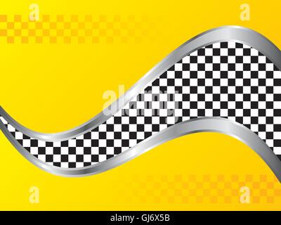 Yellow taxi pattern background Stock Vector