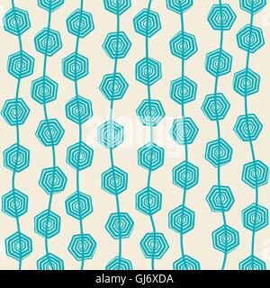 creative swirl hexagonal design background vector Stock Vector