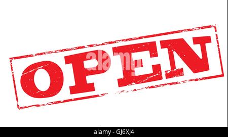 Open Stock Vector