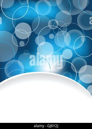 Blue brochure design Stock Vector