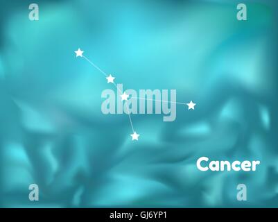 constellation cancer Stock Vector