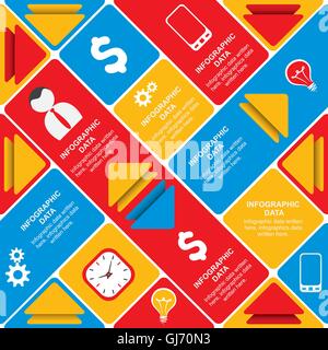creative arrow info-graphics design vector Stock Vector