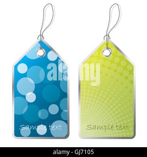 Label set of two Stock Vector