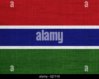 flag on old linen Stock Photo - Alamy