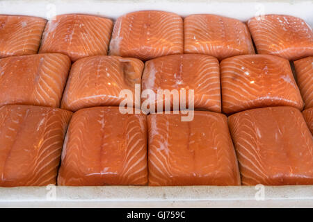 Zhenru fish market in Shanghai Stock Photo