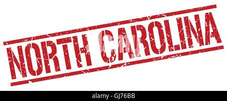North Carolina red square stamp Stock Vector Image & Art - Alamy
