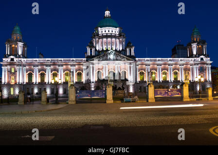 City Hall, designed by London architect  Alfred Brumwell Thomas, opened in 1906, Belfast Stock Photo