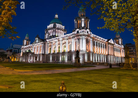 City Hall, designed by London architect  Alfred Brumwell Thomas, opened in 1906, Belfast Stock Photo