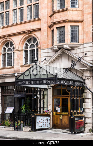 Wigmore Hall, Wigmore Street, London, England, U.K. Stock Photo