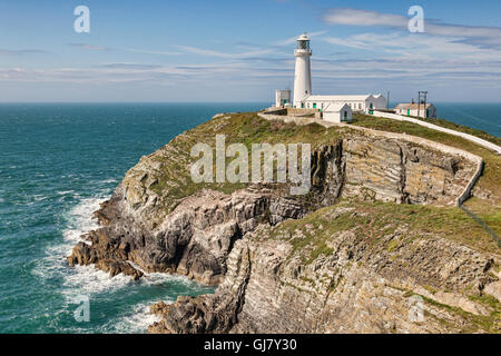 South Stack Lighthouse, Anglesey, Wales, UK Stock Photo