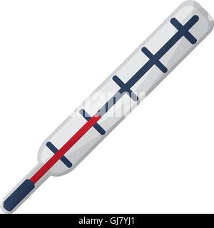 analog medical thermometer icon Stock Vector