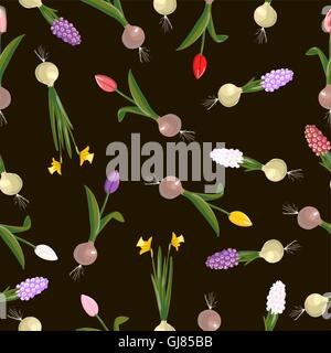 sweet seamless flovers pattern Stock Vector