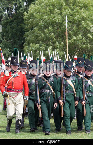 reenactment of the Napoleonic wars, 95th Rifles Stock Photo: 118467045 ...