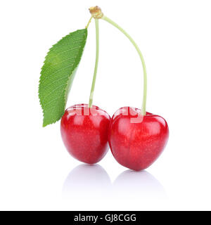 Cherries cherry isolated on a white background Stock Photo