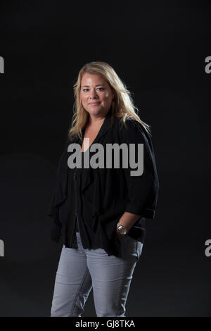 Edinburgh, UK. 14th Aug, 2016. Edinburgh International Book Festival 2nd Day. Edinburgh International Book Festival take place in Charlotte Square Gardens. Edinburgh. Pictured Robyn Young. Credit:  Pako Mera/Alamy Live News Stock Photo