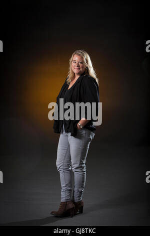 Edinburgh, UK. 14th Aug, 2016. Edinburgh International Book Festival 2nd Day. Edinburgh International Book Festival take place in Charlotte Square Gardens. Edinburgh. Pictured Robyn Young. Credit:  Pako Mera/Alamy Live News Stock Photo