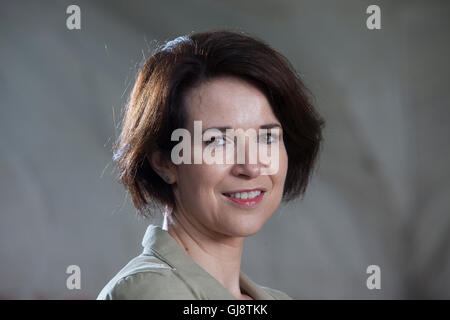 Edinburgh, UK. 14th Aug, 2016. Edinburgh International Book Festival 2nd Day. Edinburgh International Book Festival take place in Charlotte Square Gardens. Edinburgh. Pictured Stephanie Merritt. Credit:  Pako Mera/Alamy Live News Stock Photo