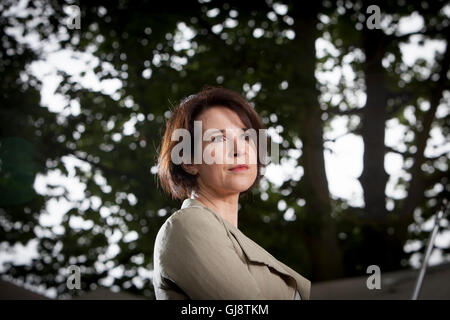 Edinburgh, UK. 14th Aug, 2016. Edinburgh International Book Festival 2nd Day. Edinburgh International Book Festival take place in Charlotte Square Gardens. Edinburgh. Pictured Stephanie Merritt. Credit:  Pako Mera/Alamy Live News Stock Photo