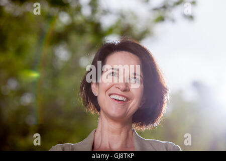 Edinburgh, UK. 14th Aug, 2016. Edinburgh International Book Festival 2nd Day. Edinburgh International Book Festival take place in Charlotte Square Gardens. Edinburgh. Pictured Stephanie Merritt. Credit:  Pako Mera/Alamy Live News Stock Photo