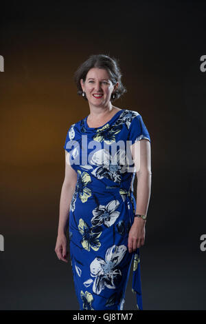 Edinburgh, UK. 14th Aug, 2016. Edinburgh International Book Festival 2nd Day. Edinburgh International Book Festival take place in Charlotte Square Gardens. Edinburgh. Pictured Victoria Hendry. Credit:  Pako Mera/Alamy Live News Stock Photo