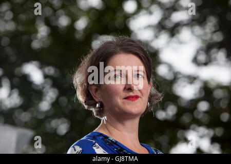 Edinburgh, UK. 14th Aug, 2016. Edinburgh International Book Festival 2nd Day. Edinburgh International Book Festival take place in Charlotte Square Gardens. Edinburgh. Pictured Victoria Hendry. Credit:  Pako Mera/Alamy Live News Stock Photo