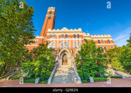 Campus of Vanderbilt University in Nashville, Tennessee. Stock Photo