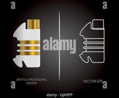Perfume bottles Stock Vector