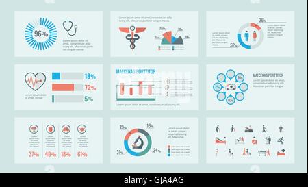 Medical Infographic Elements. Stock Vector
