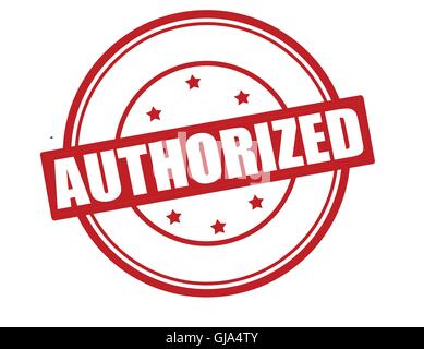 Authorized Stock Vector
