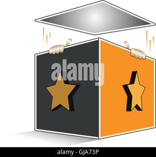 Jack in the Box Stock Vector