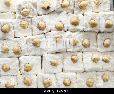 Famous turkish delights on display at the grand bazaar, Istanbul, Turkey Stock Photo