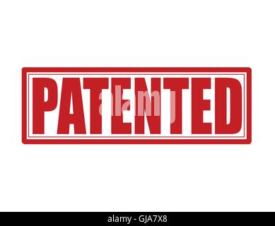 Patented Stock Vector