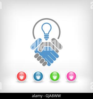 Agree new idea Stock Vector