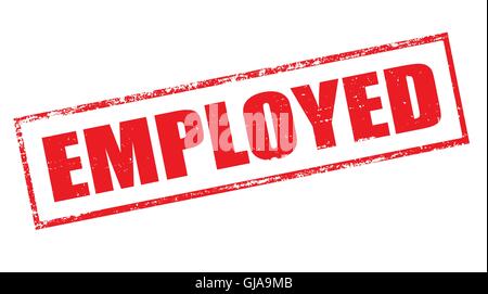 Employed Stock Vector