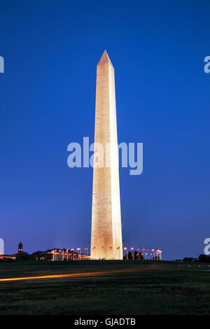 Washington, DC cityscape in the evening Stock Photo