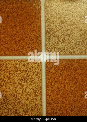 brown and grainy ceramic tiles Stock Photo