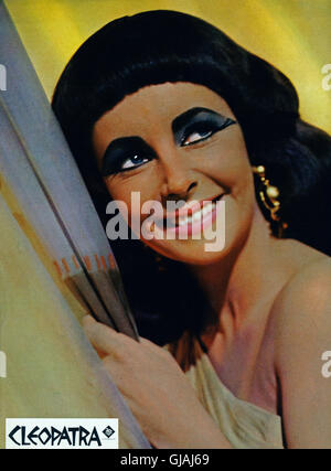 Cleopatra, Großbritannien/USA/Sxhweiz 1963, Regie: Joseph L. Mankiewicz, Rouben Mamoulian, Darsteller: Elizabeth Taylor Stock Photo