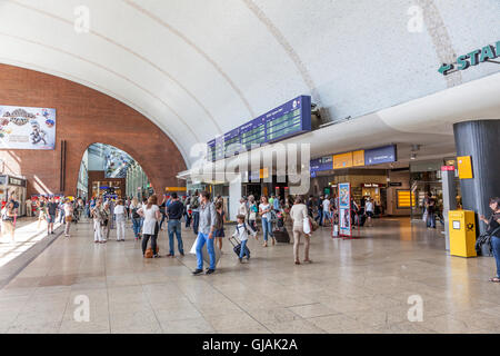 Central Station in Cologne, Germany Stock Photo