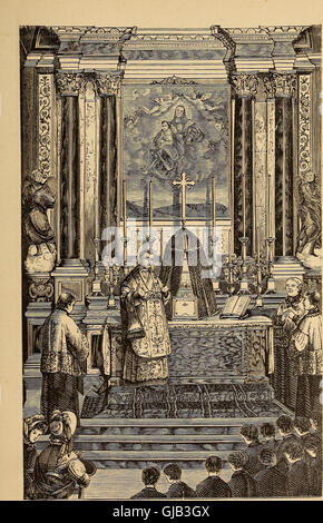 The life of Pope Pius IX.. (1877) Stock Photo