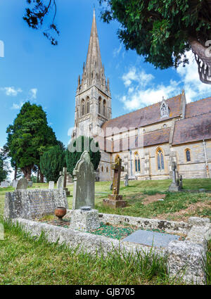 The church of the Holy Innocents, Highnam , Gloucester, UK Stock Photo