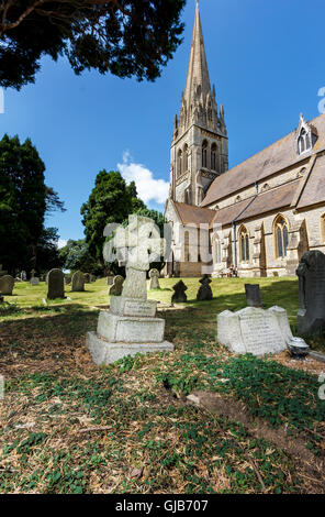 The church of the Holy Innocents, Highnam, Gloucestershire UK Stock Photo