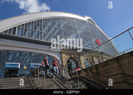 Liverpool Lime Street, mainline railway station, city centre Liverpool, Merseyside, England Stock Photo