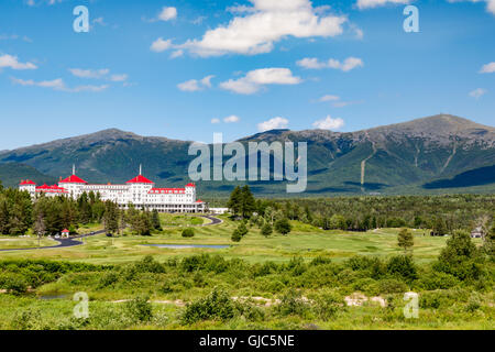 Summer at The Mount Washington Hotel, Bretton Woods, New Hampshire Stock Photo