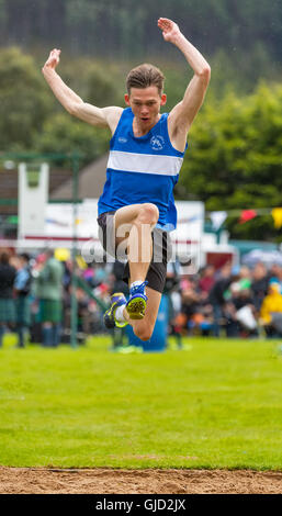 Ballater, Aberdeenshire,Scotland,UK. 11th August 2016. This is a scene from the activities within Ballater Highland Games. Stock Photo