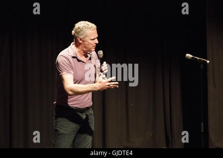 Edinburgh, Scotland. 15th August 2016.   Scottish comedian and political satirist Rory Bremner performs a show at the Edinburgh Festival Fringe.  Brian Wilson/Alamy Live News. Stock Photo